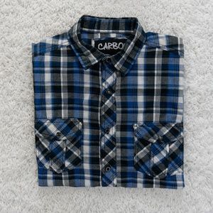 Carbon Short Sleeve Button Down